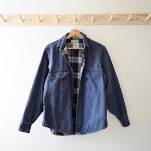 Vtg LL Bean flannel lined shirt